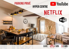 Parking Privé - Spacieux T2 en Hyper centre